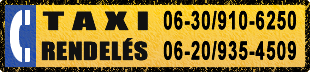 Érd Taxi Rendelés: 06-30/910-6250 vagy 06-20/935-4509